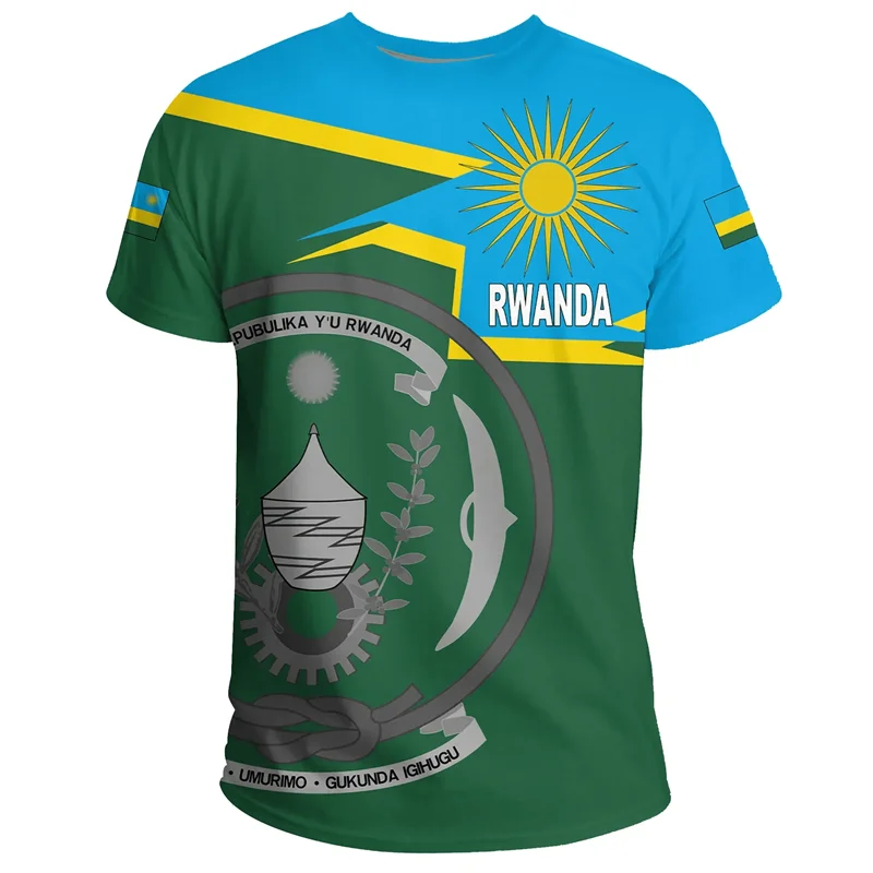 Футболка с 3D-принтом в африканском стиле для мужчин и детей повседневная