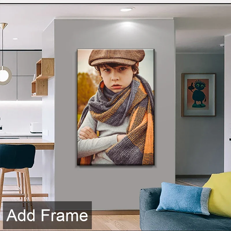 HD-печать на заказ холст картина из ваших фотографий плакаты и принты фигурки