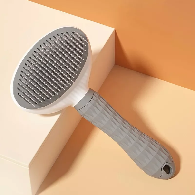 

Self-Clean Dog Cat Hair Remover Brush Automatic Needle Comb for Puppy Beauty Grooming Tool Pet Product High Quality Hair Removal