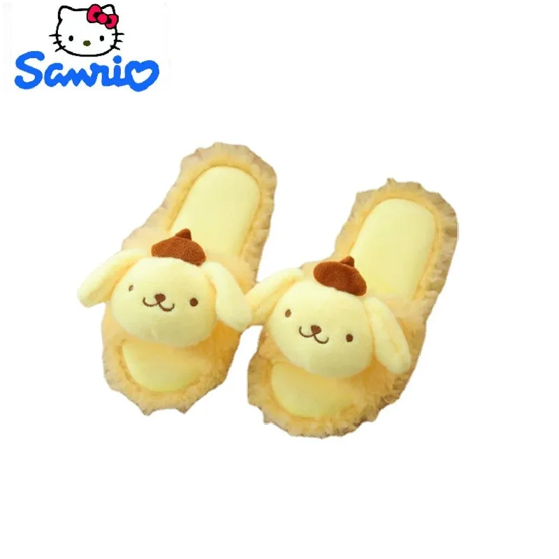 

Sanrio Kawaii Japanese girl heart cartoon three-dimensional Melody cinnamon roll home open-toed slippers non-slip floor mop