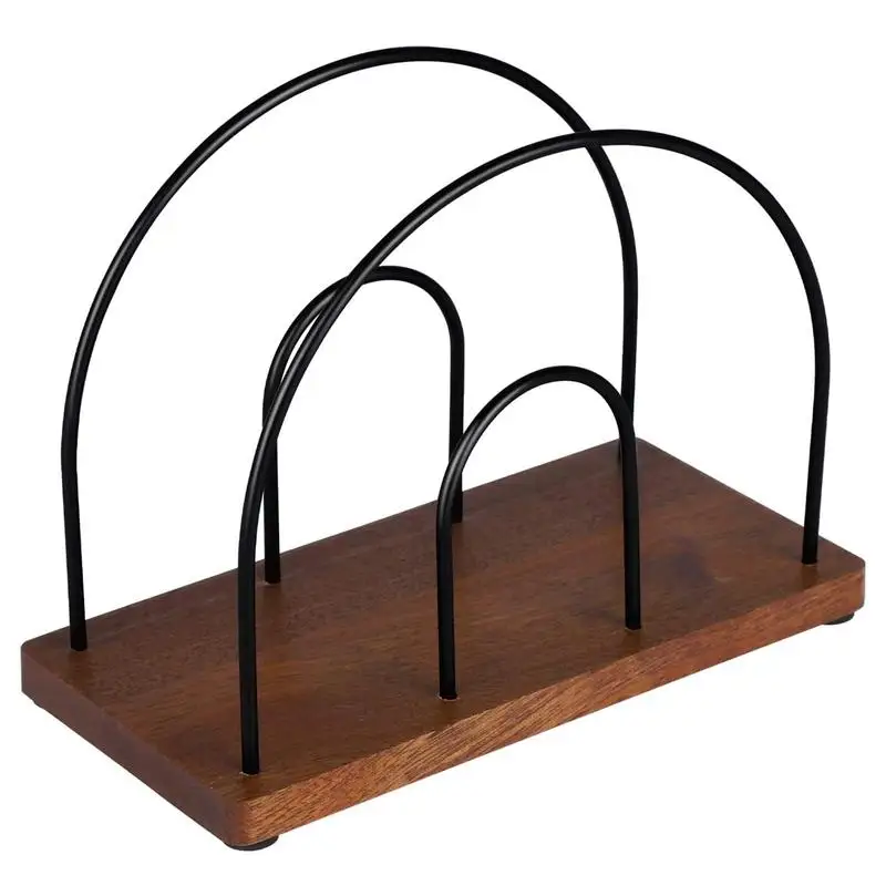 

Салфетка для барного стола, двойная Полка для полотенец, бумажный держатель для свадебного украшения, деревянная подставка для дома, ресторана, кофейни, кухни, Декор