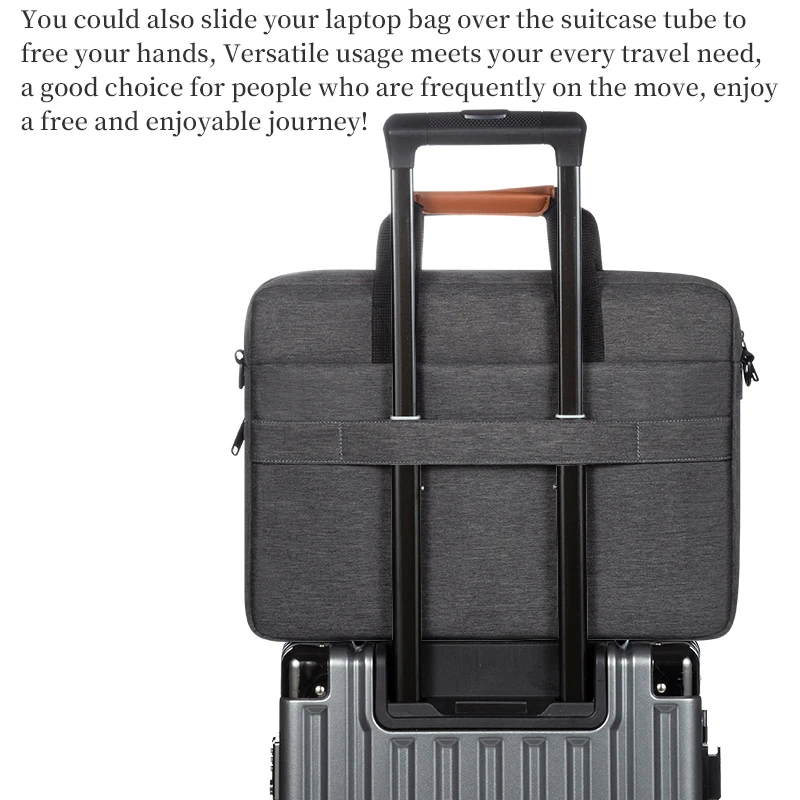 15 6-дюймовая сумка через плечо для ноутбука мужская тонкая переноски компьютера