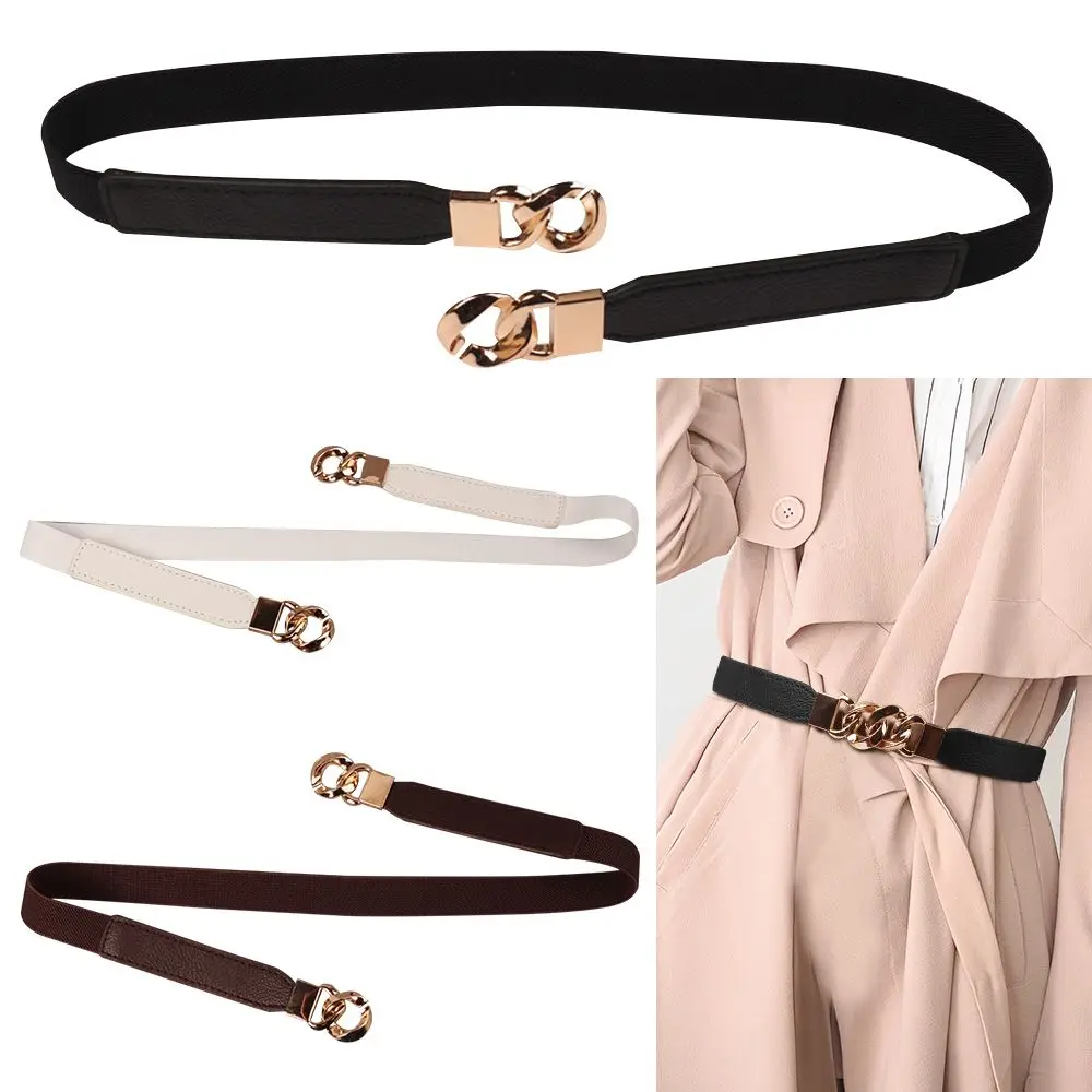 Fashion Adjustable Waist Belts Women Stretch Decorative Waistband Elastic Belts Waist Strap
