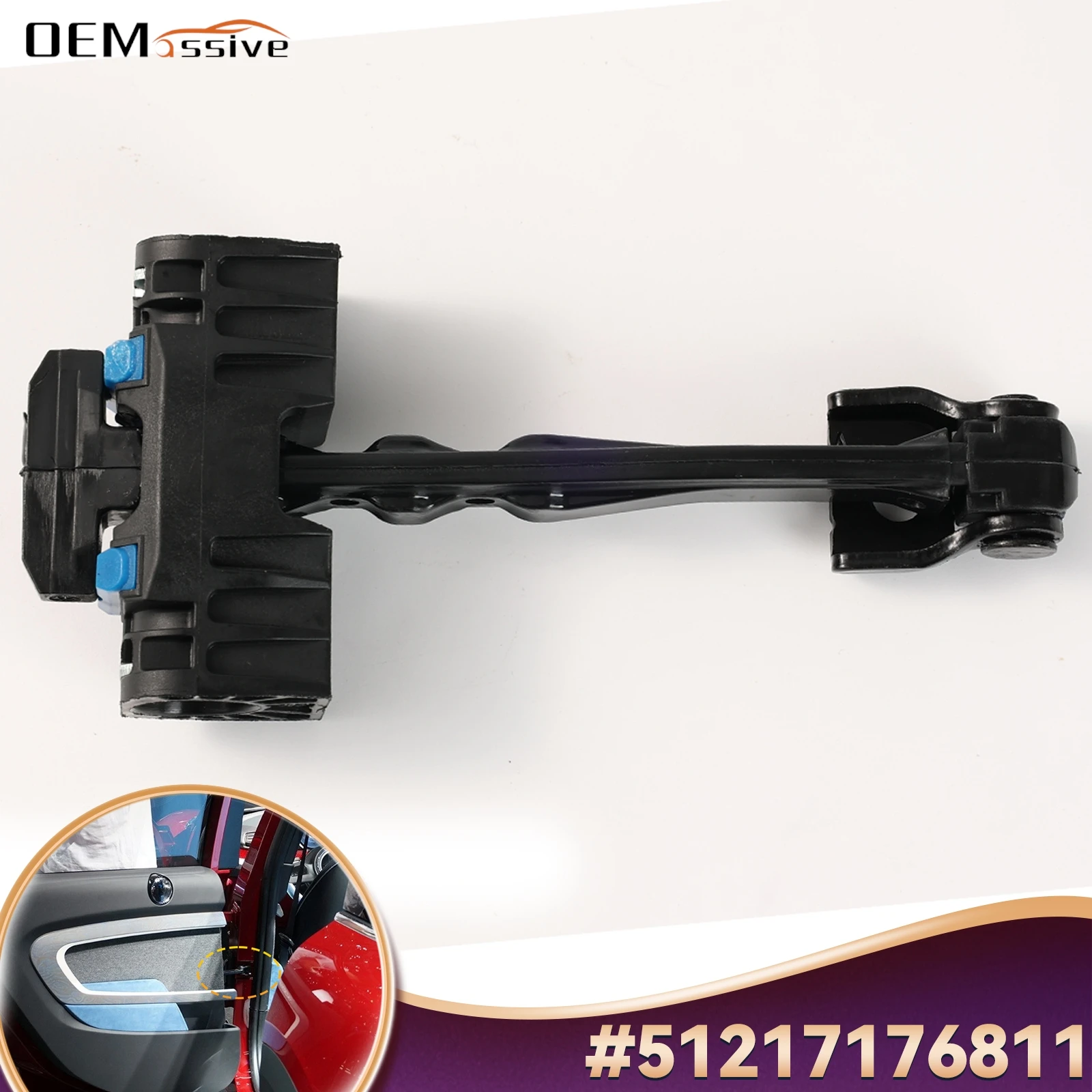 51217176811 Петля ограничителя тормоза передней двери подходящая для Mini Cooper R50 R53 R56 R57