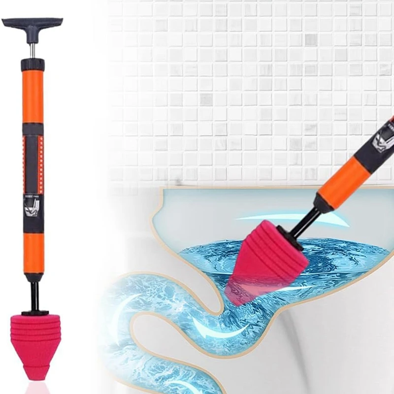 Съемник для унитаза под высоким давлением инструмент удаления засоров с