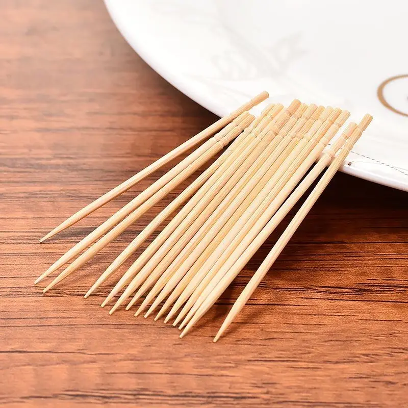 

2000pcs Bamboo Disposable Toothpicks for Teethcleaning