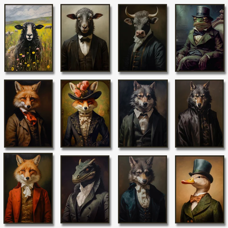 Живопись &quotТемная Академия&quot на холсте