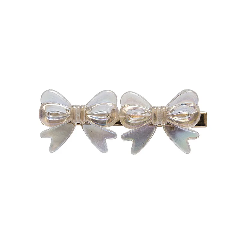 

5 шт., прозрачные заколки для волос с бантом