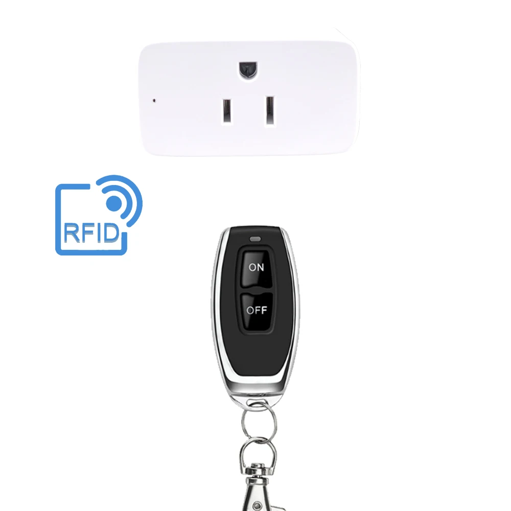 RF433MHz дистанционное управление Беспроводная розетка переключателя стандарта США