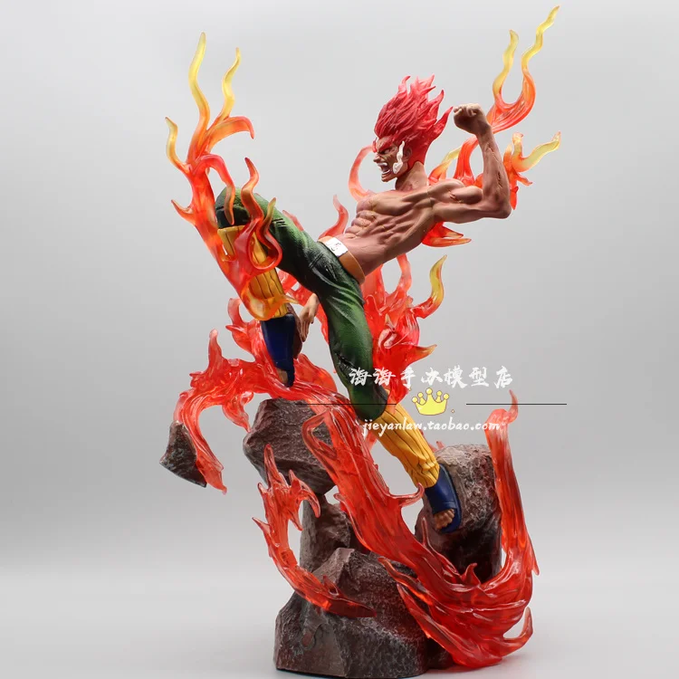 

33cm Naruto Figure Model Might Guy Battle Ver. Pvc Figure Collectible Model Toy Figurals With Light Brinquedos Figurine For Gift