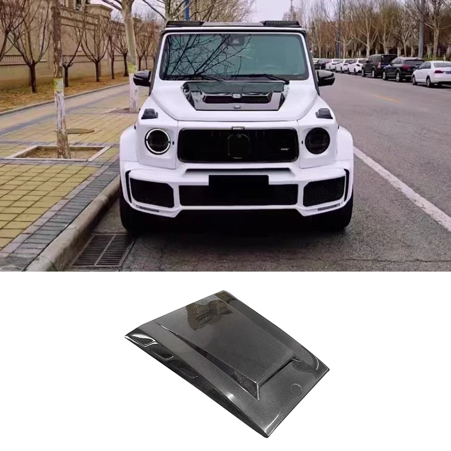 

Высококачественный передний бампер из углеродного волокна для Benz G-class W463 G55 G63 G350 G500 2007- 2016 Крышка вентиляционного отверстия капота двигателя