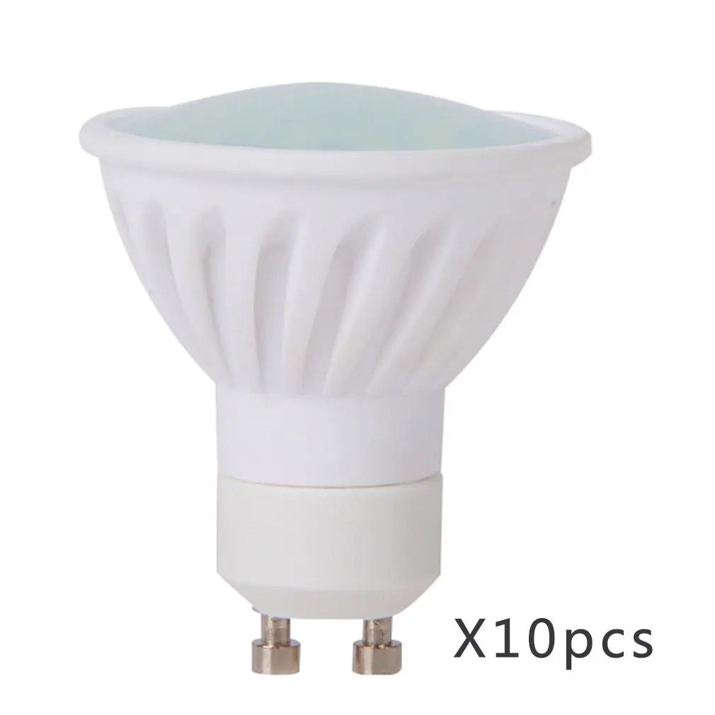 

Керамические светодиодные лампы SMD 2835 высокой мощности, 10 шт., 6 Вт, 28 дюймов, GU10, Точечный светильник нового дизайна, 50 Вт, дневной белый свет