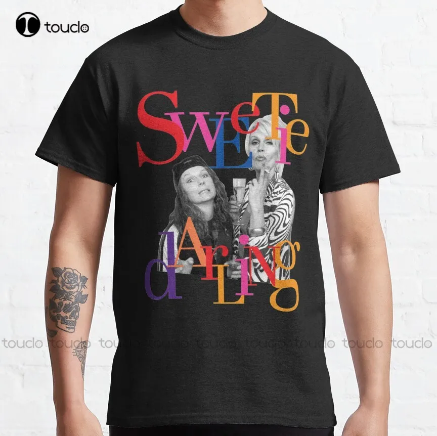 

Классическая женская футболка с принтом Эдди Пэтси, лучшая Милая любимая футболка, индивидуальная футболка с цифровой печатью для подростков, унисекс