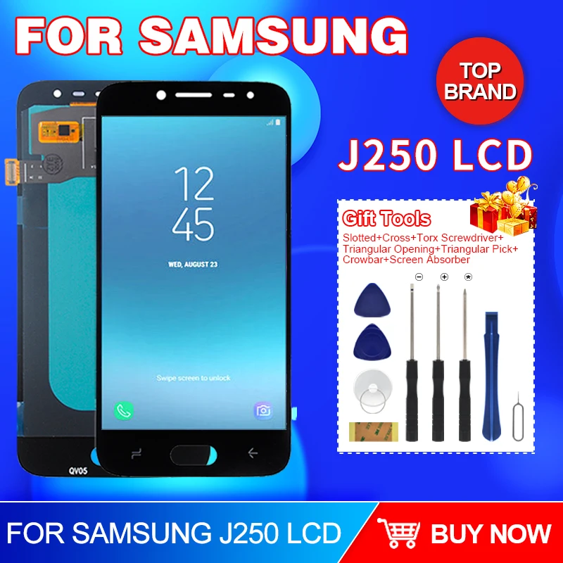 Горячая Распродажа 1 шт. J2 2018 дисплей для Samsung Galaxy J250 ЖК-дисплей с сенсорным