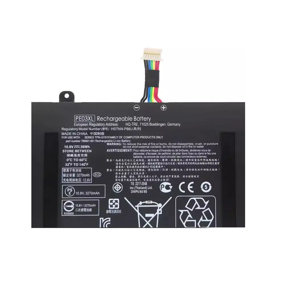 НОВЫЙ аккумулятор для ноутбука 10 8 В 36 Вт H PE03XL HP Chromebook 210 G1 11 G3 G4 HSTNN-LB6M 767068 -005 766801 -421