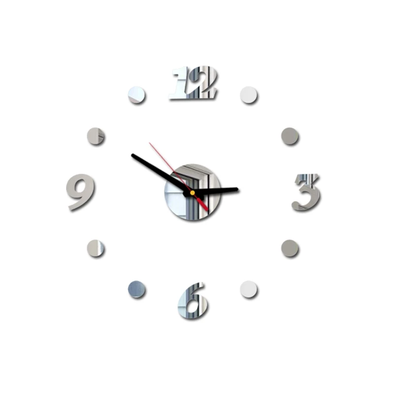 Living Room Study Office Bedroom Decoration Silver Clocks De