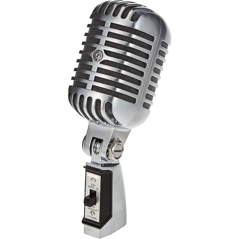 

The 55SH Series II Unidyne Moving-coil microphone is a classic retro microphone for shock-proof microphone for live performances