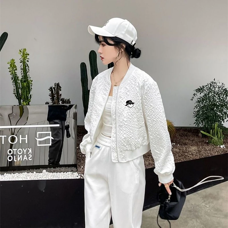 New Women's Golf Set 2023 Women's Golf Set Jacket UTAA Golf Set Women's Spring Jacket Long Sleeve Top Women's Windbreaker Jacket