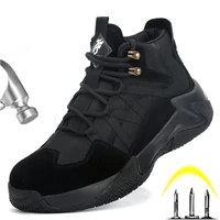 new work safety boots man steel toe cap men shoes autumn anti smashing casual sneaker indestructible male security footwear
