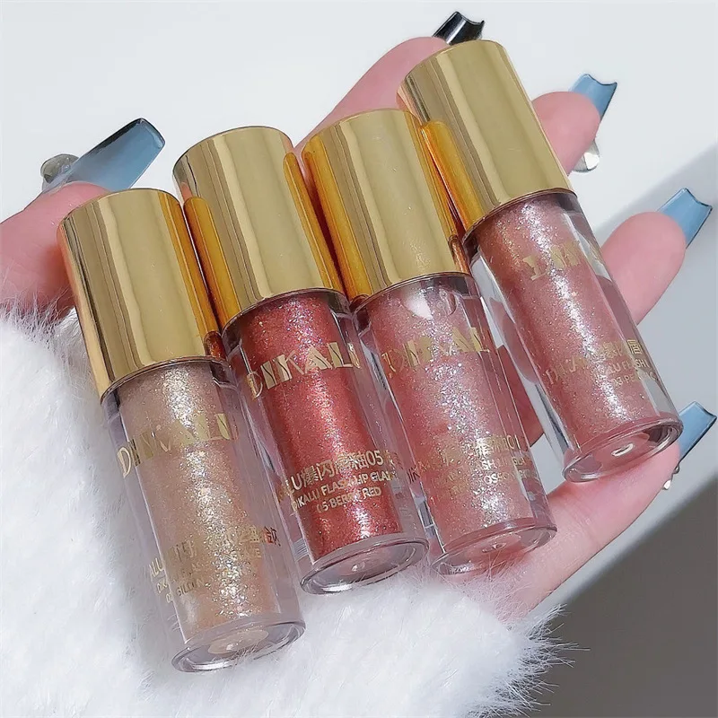 Блеск для губ Подлинная женская недорогая Корейская жидкая помада блестящая