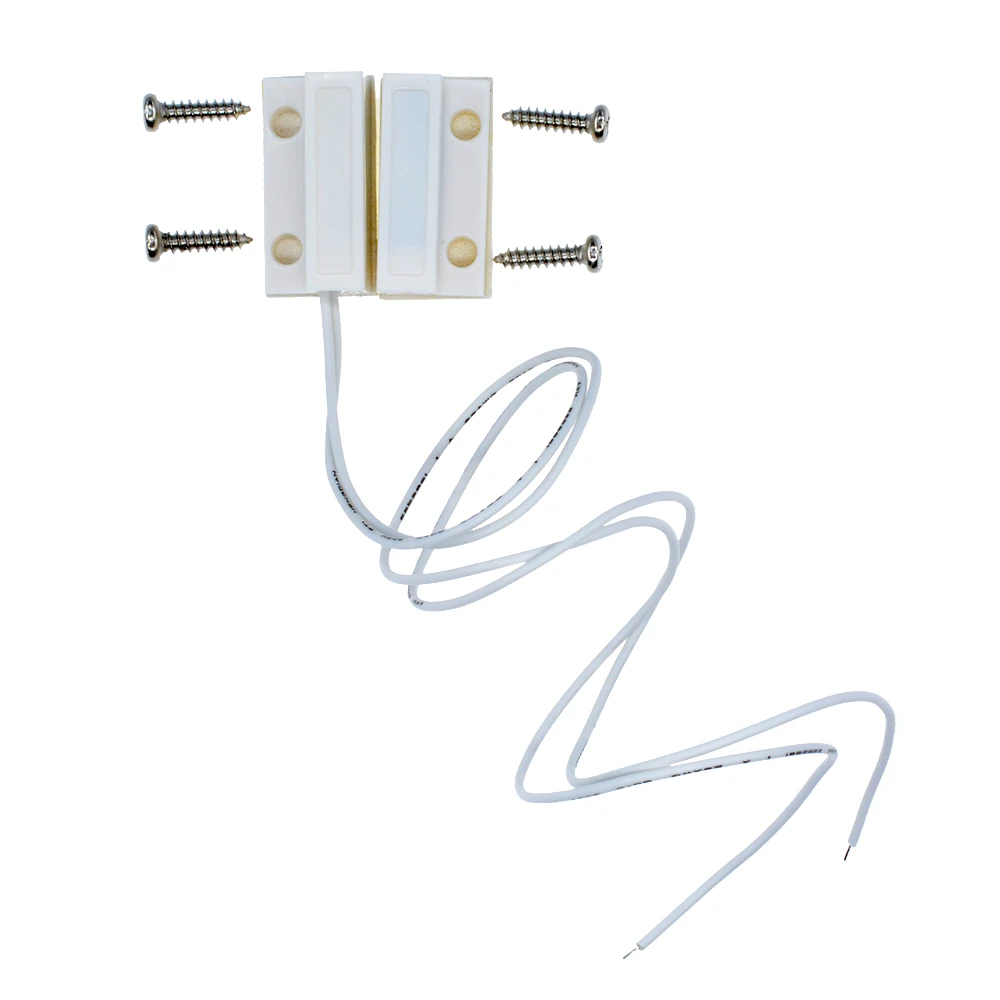 

MC-38 проводной детектор датчика двери окна, магнитный переключатель, нормально закрытый или нормально открытый NC/нет для фотоэлементов