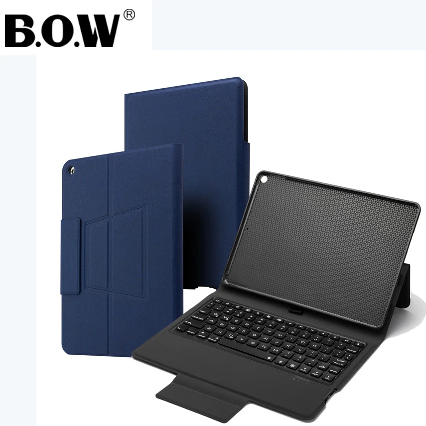 5 1 Беспроводная клавиатура Bluetooth чехол для iPad 10 2 &quot2019 Премиум Тонкий кожаный + 7