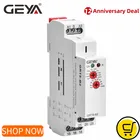 GEYA GRT8-B задержка выключения реле времени 16A AC230V или переменного токаDC12-240V Din Rail 12V реле задержки времени