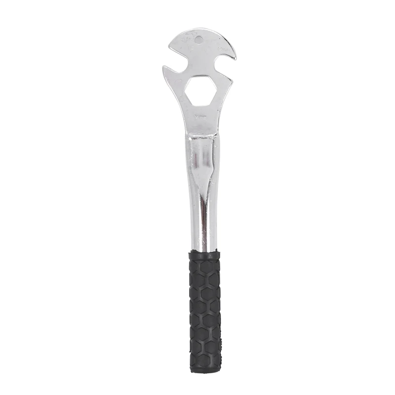 

Bike 15Mm 24Mm 9/16" Pedal Multi Wrench Heavy-Duty Spanner Repair Tool With Long Hand Comfortable Grip Feeling And Energy-Saving