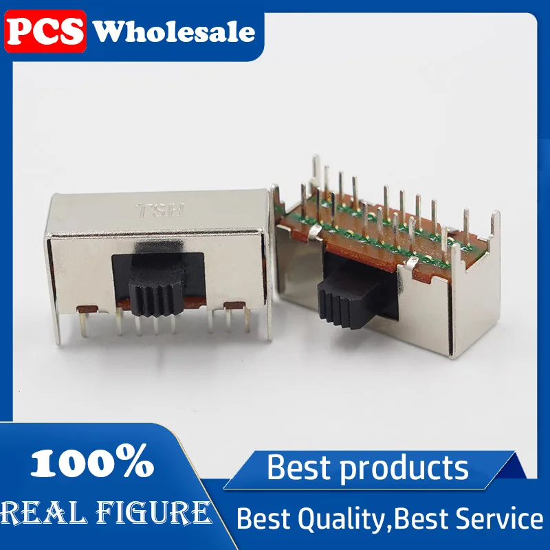 Регулируемый переключатель SK-43D01 3, 16-контактный горизонтальный боковой переключатель, игрушечный радиомагнитофон, усилитель мощности, переключатель, рукоятка, высота T5