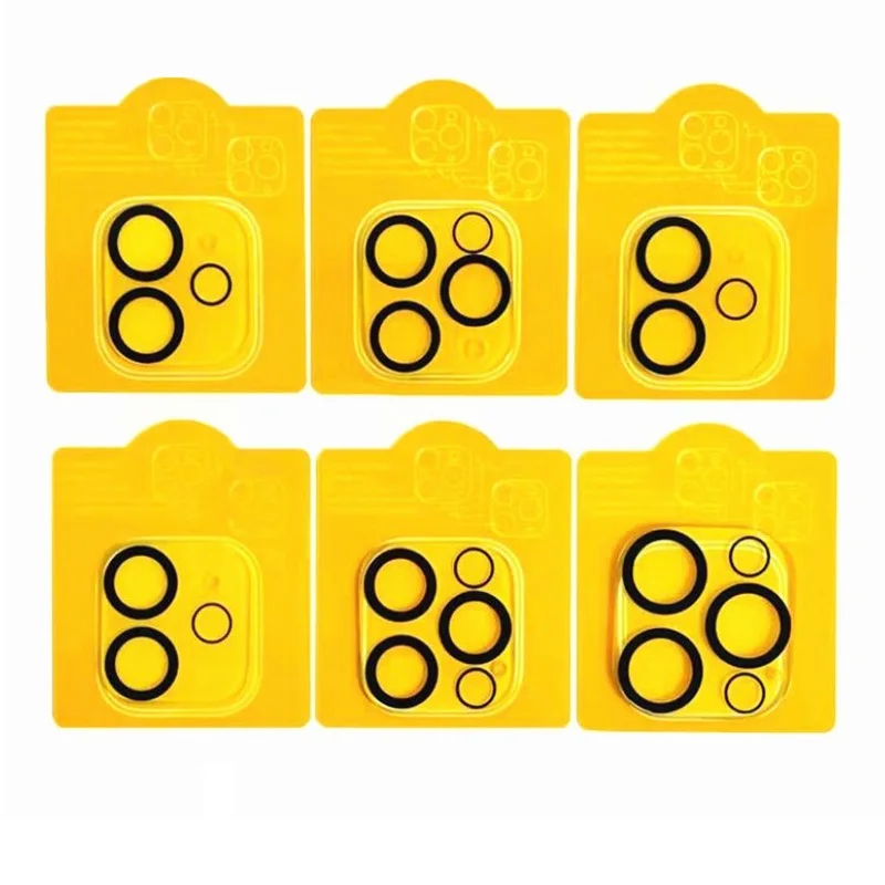 100pcs Full Cover Camera Lens Glass for iPhone 11 12 13 14 Pro Max  Camera Protector Glass