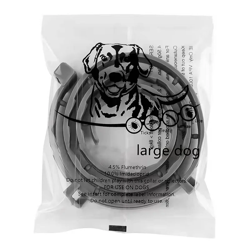 Ошейник для собак и кошек защита от паразитов 8 месяцев регулируемый ошейник