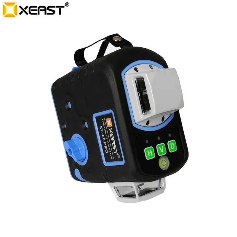 

XEAST 2019 12 Lines Laser Level 360 3D Green Beam Rotary Vertical Horizontal XE-68G Pro