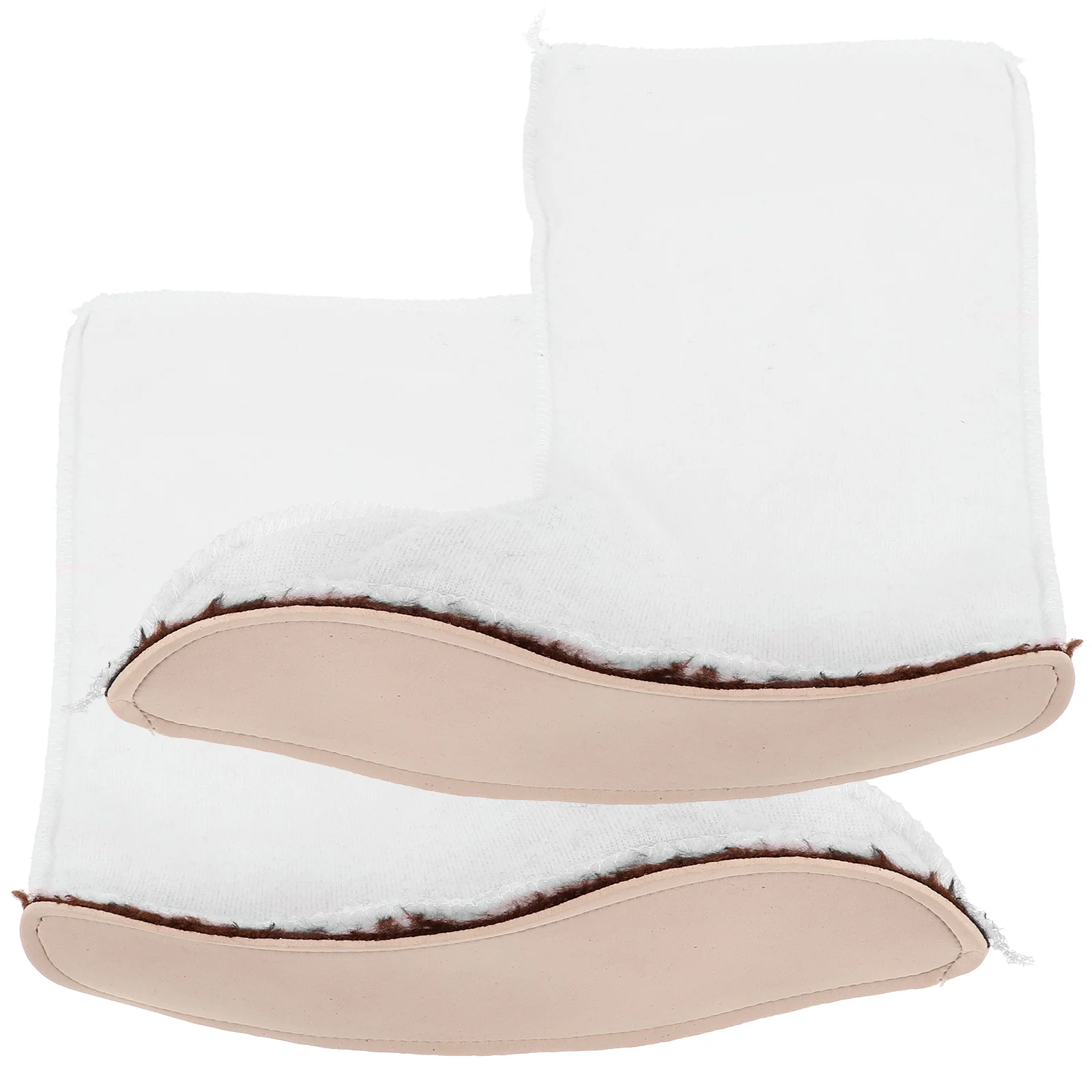 

Lining Miss Shoe Insert Fur Insoles Short Plush Rain Boot Socks Liner for Women Work