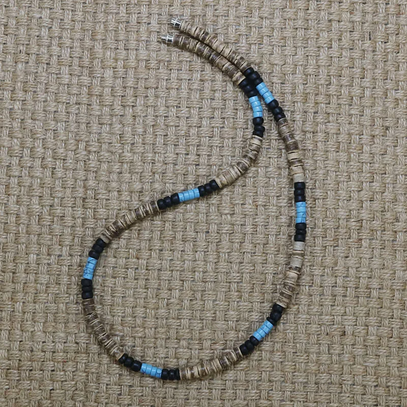 2022 летнее пляжное богемное ожерелье для серферов мужчин простое геометрическое