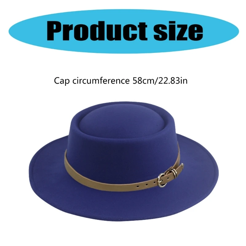 Хомбургский цилиндр шерстяная шляпа Porkpie для праздников и уличной фотографии