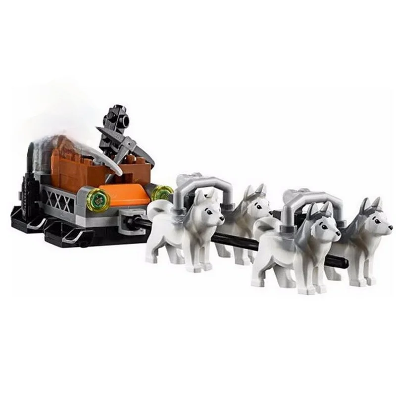 760 шт. Детский конструктор ледокол |