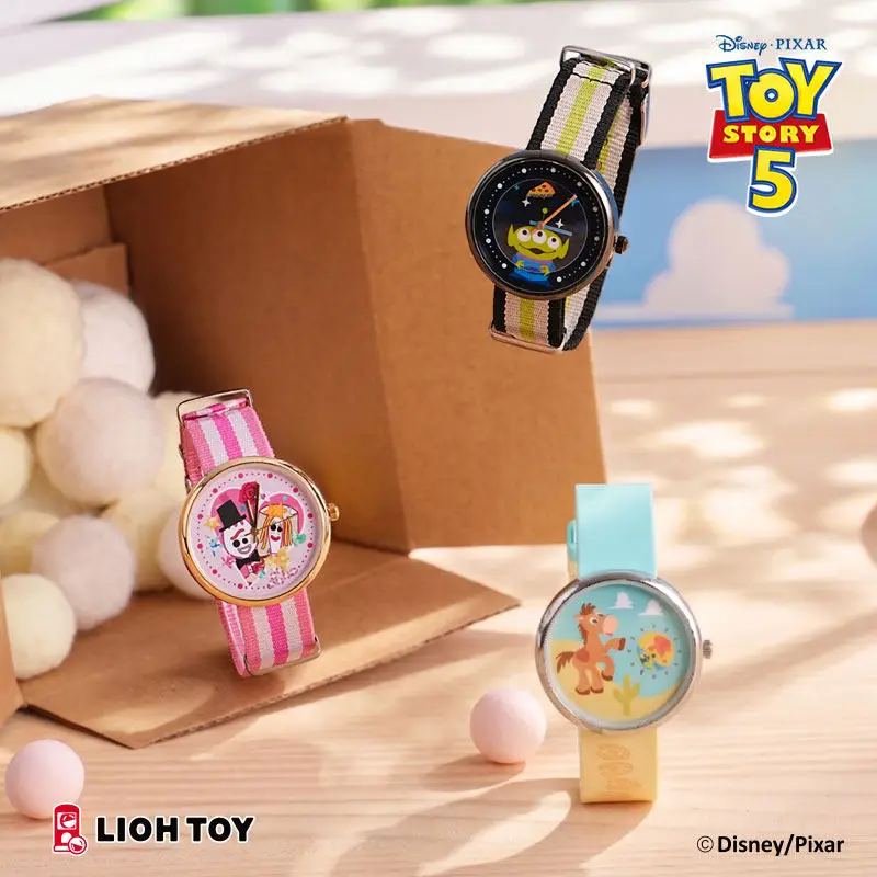 Фото Новинка в наличии: Официальные лицензионные часы Pixar Lioh Toy Toy Story 5 в стиле Gashapon (слепая коробка), различные стили, подарок для фанатов анимации №5