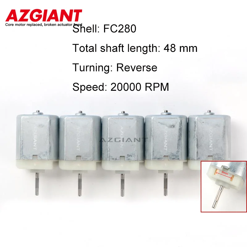 

5 PCS OEM Motor FC280 DC 20000 RPM 48mm DIY Replace Engine For Car Repair Power Accesseries Reverse Toy High Quality Assembly