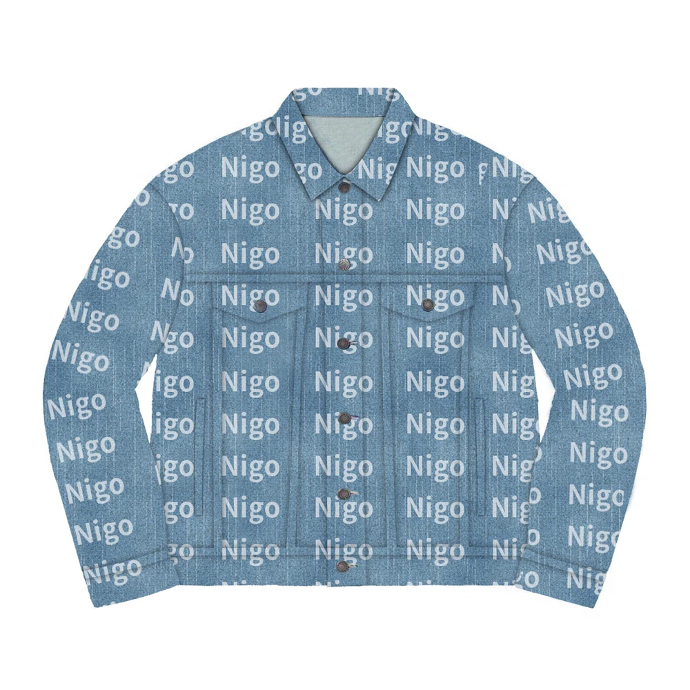 

Синяя джинсовая куртка NIGO # nigo5522