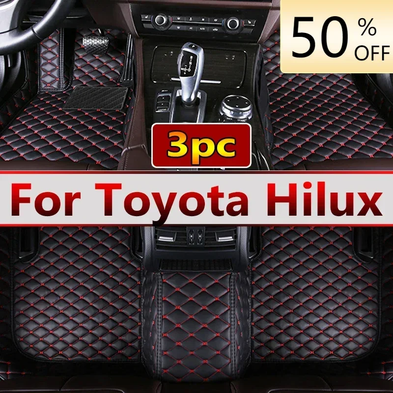 Dywaniki samochodowe do Toyoty Hilux 2022 2021 2020 2019 2018 2017 2016 2015 2014 2013 2012 2011 2010 2009 Niestandardowe dywaniki Dywanik