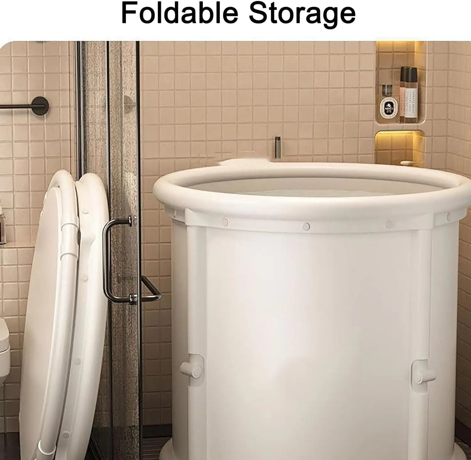 Портативная ванна для взрослых Складная Ванна с теплоизоляцией Детская купания