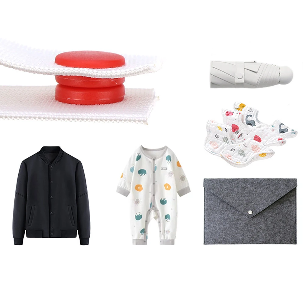 Пластиковые кнопки-застежки ручное нажатие не требуется никаких инструментов