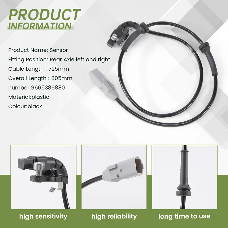 Датчик скорости заднее колесо ABS 4545L0 для Peugeot 308 408 C4 DS4 2008-2017