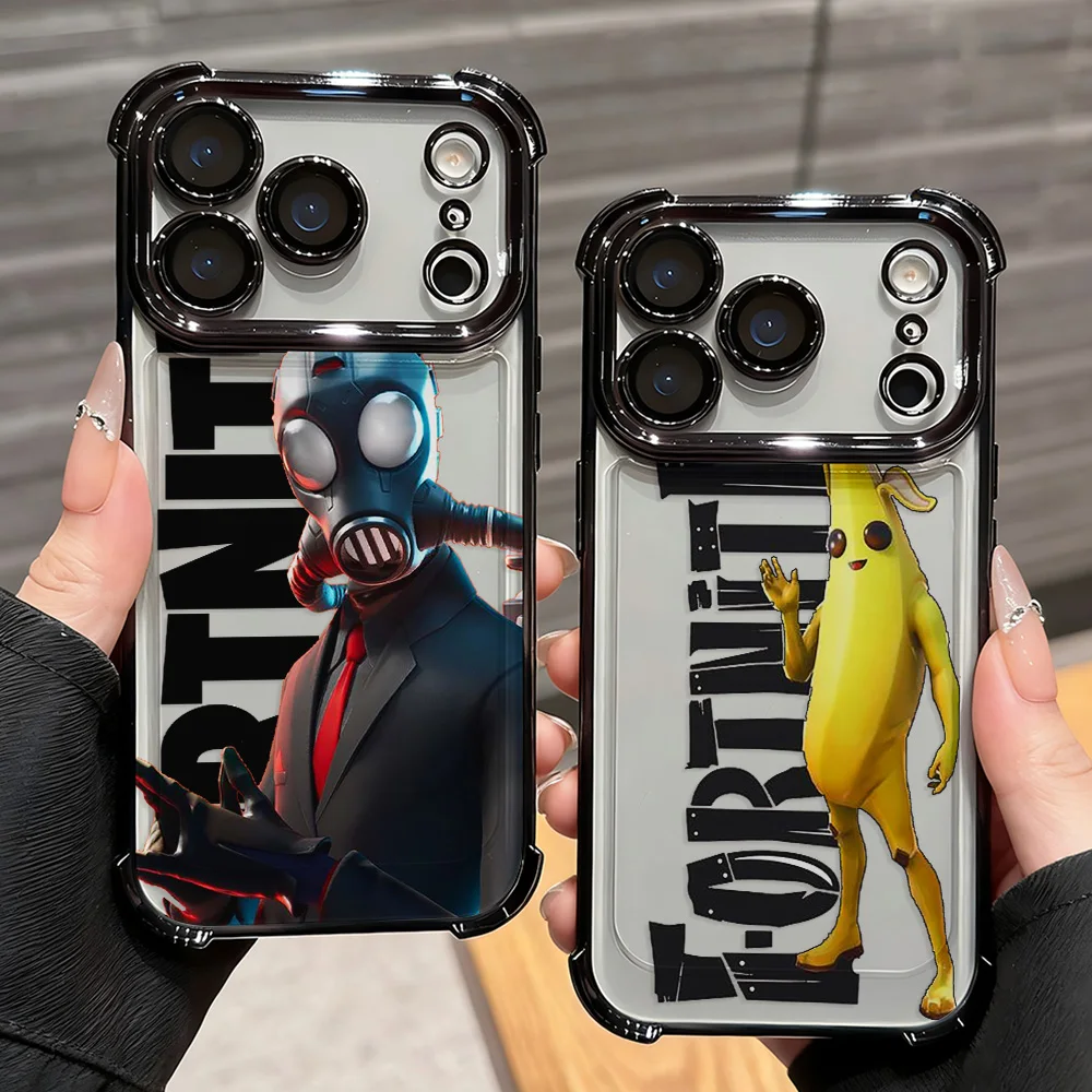 Фото Горячая новинка: Чехол для телефона Game Hot F-Fortnites Plating для Samsung A37 A57 A07 A36 A16 A35 A55 A25 A26 A05s A15 A54 A34 A24 A14 A05 A04 4G 5G №1