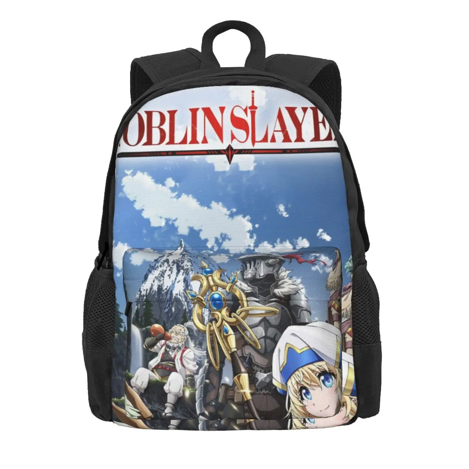 

Школьные ранцы Goblin Slayer 23, аниме дорожные женские рюкзаки, миниатюрный мужской рюкзак