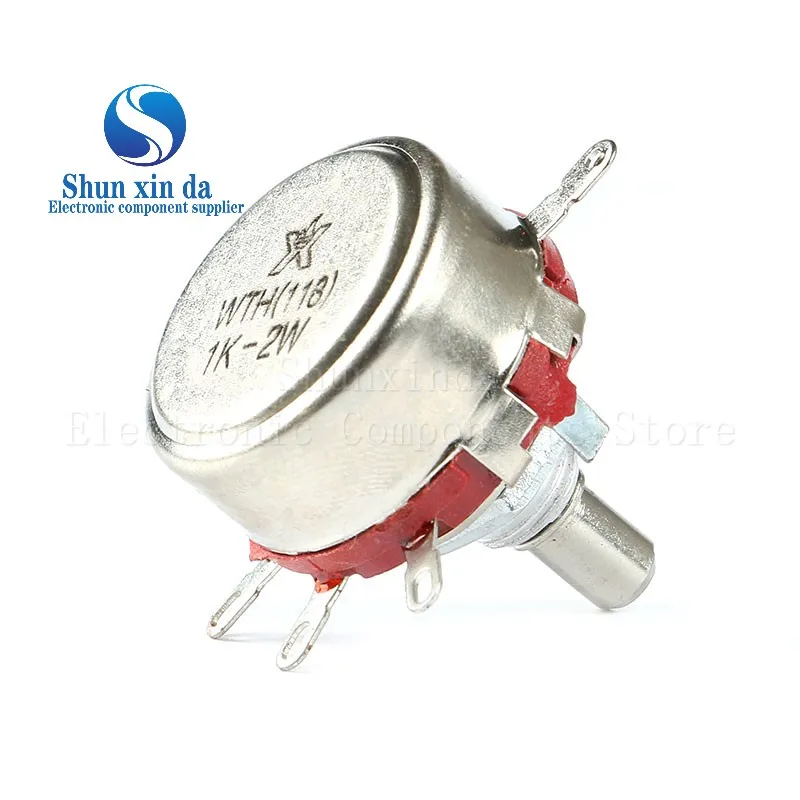 2 шт. потенциометр WTH118 DIY Kit WTH118-1A 470R 1K K 3 4 7 5 1 10K 22K 33K 47K 6 8 100K 220K 470K 2W 1A