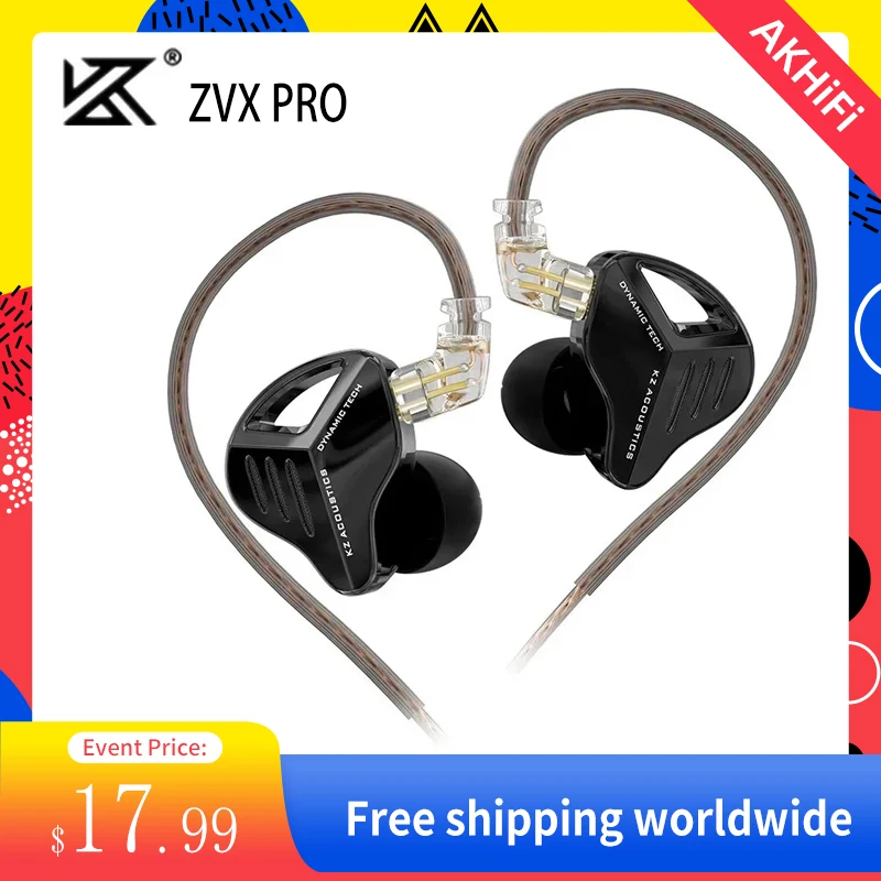 Наушники-вкладыши KZ ZVX PRO HIFI с басами