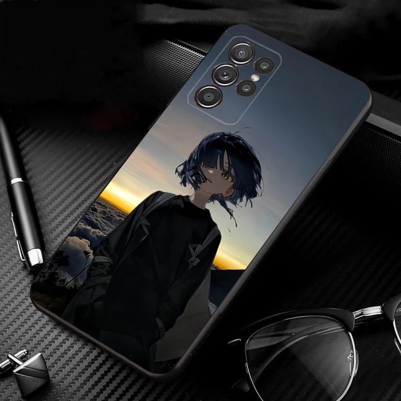 Фото Чехол для телефона Samsung Galaxy S26 S25 S24 S23 S22 S21 Ultra S24 S23 S22 S21 S25 Plus S24 FE Anime Bochi The Rock Ryo Yamada №5