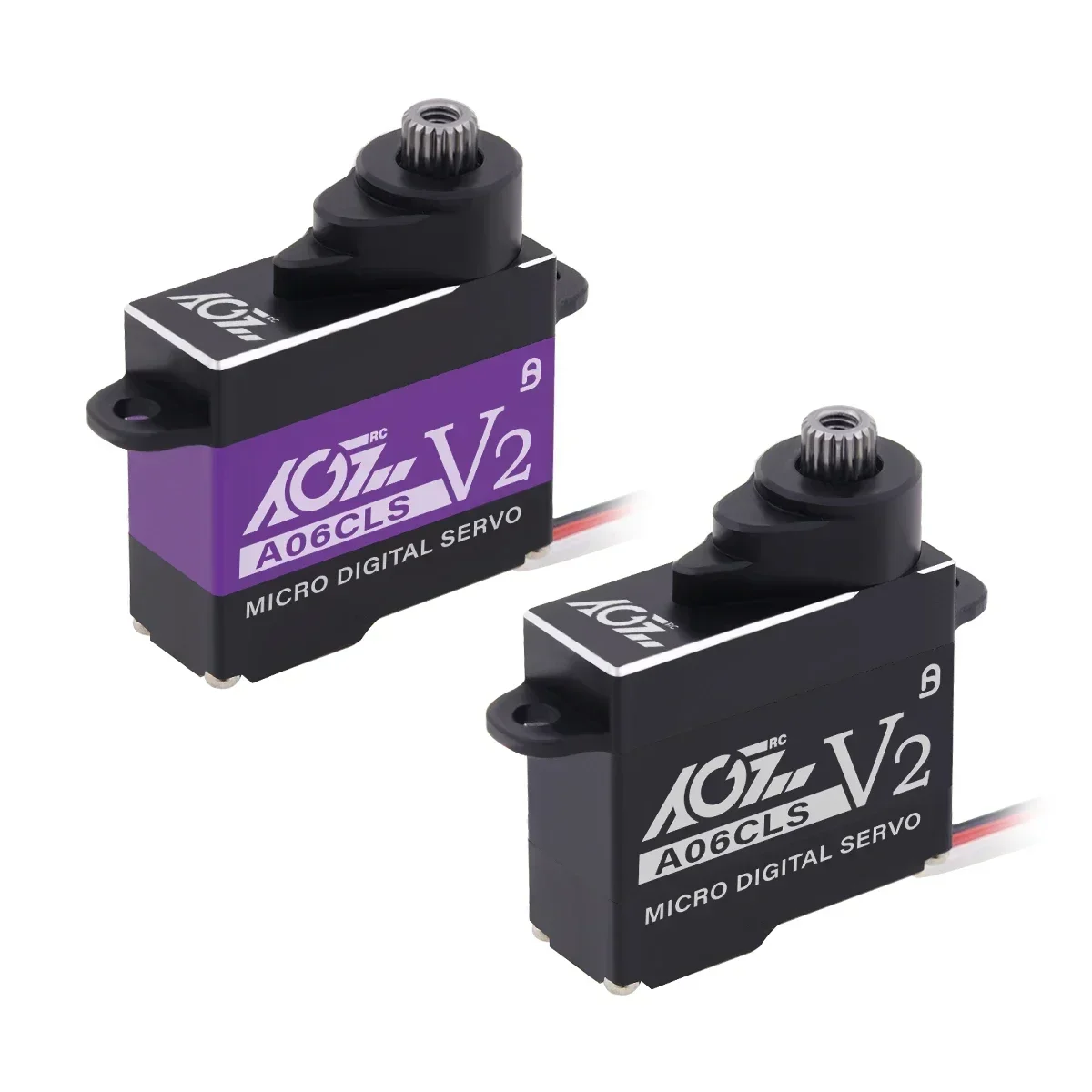 Фото DroMaAGFRC A06CLS V2 CNC 20T HV 7г Титановая шестерня 3.0кг 0.052с Супербыстрый программируемый микросерво для мини-автомобилей GLR GLA MRZ Air №3