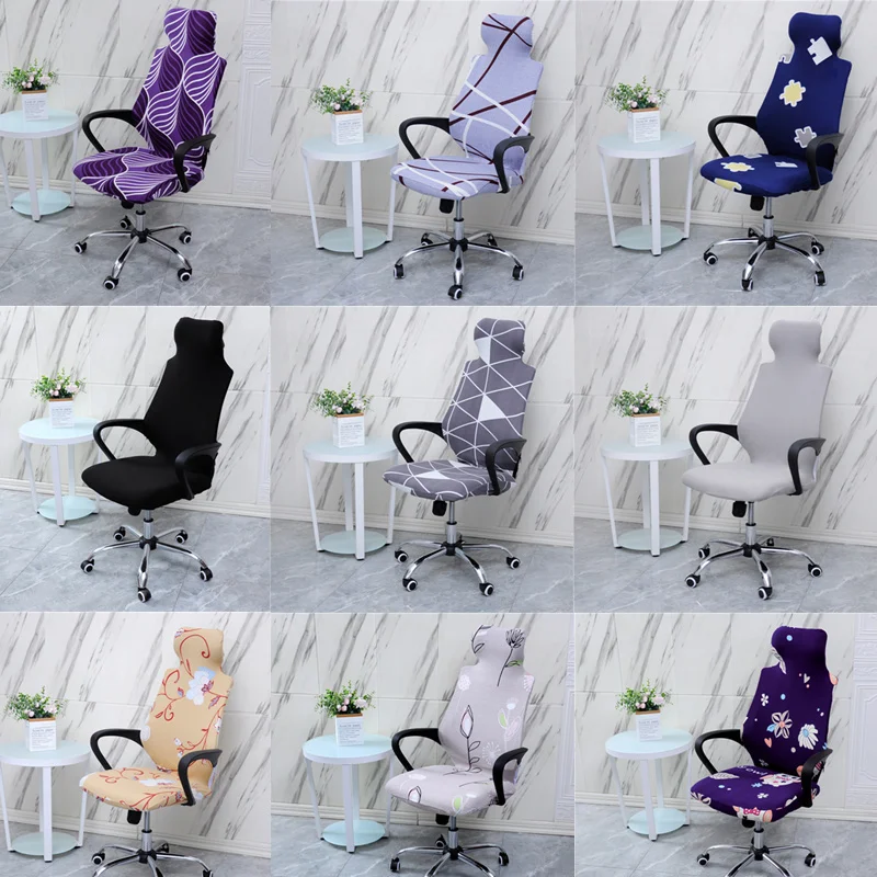Cover Home Elastic Christmas For Party Gamer Slipcover Stretch Printed Dining Living Room Home Decor